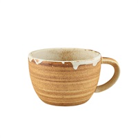 Click for a bigger picture.Terra Porcelain Roko Sand Coffee Cup 28.5cl/10oz