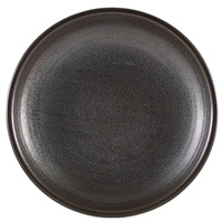 Click for a bigger picture.Terra Porcelain Black Deep Coupe Plate 21cm