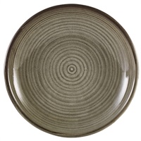Click for a bigger picture.Terra Porcelain Grey Deep Coupe Plate 21cm