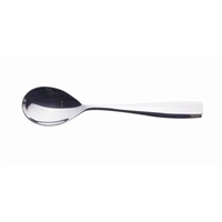 Click for a bigger picture.Genware Square Dessert Spoon 18/0 (Dozen)