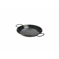 Click for a bigger picture.Black Enamel Paella Pan 20cm