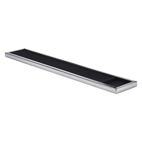 Click for a bigger picture.Stainless Steel Framed Bar Mat