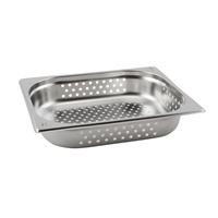 Click for a bigger picture.Perforated St/St Gastronorm Pan 1/2 - 100mm Deep