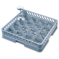 Click for a bigger picture.Genware 16 Comp Glass Rack With 3 Extenders