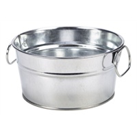 Click for a bigger picture.Galvanised Steel Serving Bucket 15 x 8cm
