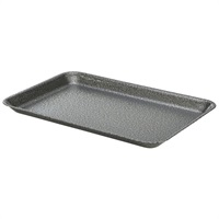 Click for a bigger picture.Galvanised Steel Tray 31.5x21.5x2cm Hammered Silver