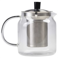 Click for a bigger picture.Glass Teapot with Infuser 70cl/24.75oz