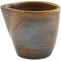 Click for a bigger picture.Terra Porcelain Rustic Copper Jug 9cl/3oz
