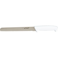 Click for a bigger picture.Genware 8'' Bread Knife White (Serrated)