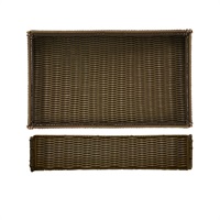 Click for a bigger picture.Foldable Polywicker GN1/1 Basket 53 x 32.5 x 10cm