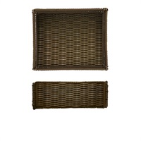 Click for a bigger picture.Foldable Polywicker GN1/2 Basket 32.5 x 26.5 x 10cm