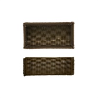 Click for a bigger picture.Foldable Polywicker GN1/3 Basket 32.5 x 17.6 x 10cm