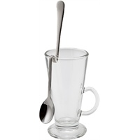 Click for a bigger picture.Hanging Latte Spoon 8" 18/8 S/St. (Dozen)