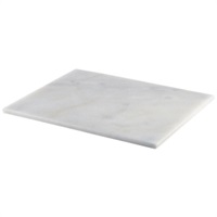 Click for a bigger picture.White Marble Platter 32x26cm GN 1/2