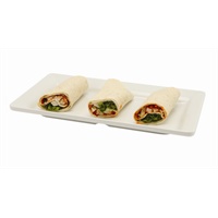 Click for a bigger picture.GenWare Melamine White Platter GN 1/3