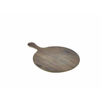 Click for a bigger picture.GenWare Melamine Wood Effect Round Paddle Board 42 x 30cm