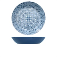 Click for a bigger picture.Blue Marrakesh Melamine Bowl 42.5 x 8cm