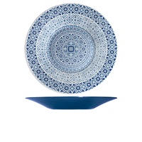 Click for a bigger picture.Blue Marrakesh Melamine Bowl 48 x 6cm