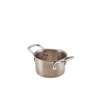 Click for a bigger picture.GenWare Mini Stainless Steel Casserole Dish 9.2 x 5.2cm