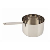 Click for a bigger picture.Mini Stainless Steel Saucepan 9 x 6.3cm