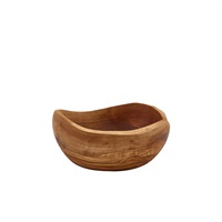 Click for a bigger picture.GenWare Olive Wood Rustic Bowl 15cm