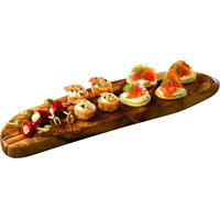 Click for a bigger picture.Olive Wood Rustic Platter 45 x 13cm+/-