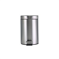 Click for a bigger picture.Stainless Steel Pedal Bin 3 Litre