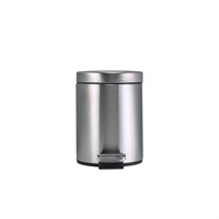 Click for a bigger picture.Stainless Steel Pedal Bin 5 Litre