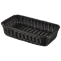 Click for a bigger picture.Polywicker Display Basket GN 1/3 Black