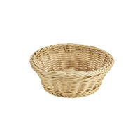 Click for a bigger picture.Round Polywicker Basket 21Dia x 8cm