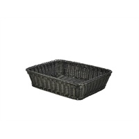 Click for a bigger picture.Polywicker Display Basket Black 36.5 x 29 x 9cm