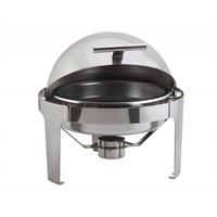 Click for a bigger picture.Round Deluxe Roll Top Chafer 6L