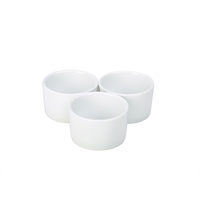 Click for a bigger picture.Genware Porcelain Contemporary Smooth Ramekin 8cm/ 3"