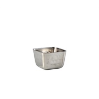 Click for a bigger picture.GenWare Stainless Steel Square Hammered Ramekin 71ml/2.5oz