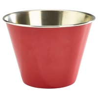 Click for a bigger picture.GenWare Red Stainless Steel Ramekin 34cl/12oz