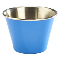 Click for a bigger picture.GenWare Blue Stainless Steel Ramekin 71ml/2.5oz