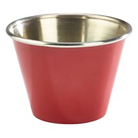 Click for a bigger picture.GenWare Red Stainless Steel Ramekin 71ml/2.5oz