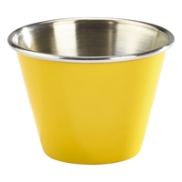 Click for a bigger picture.GenWare Yellow Stainless Steel Ramekin 71ml/2.5oz