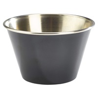 Click for a bigger picture.GenWare Black Stainless Steel Ramekin 17cl/6oz