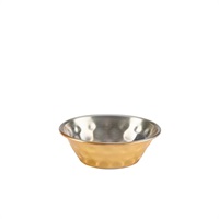 Click for a bigger picture.GenWare Gold Plated Hammered Ramekin 43ml/1.5oz