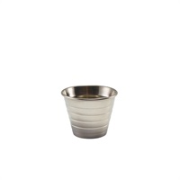 Click for a bigger picture.GenWare Stainless Steel Ribbed Ramekin 71ml/2.5oz