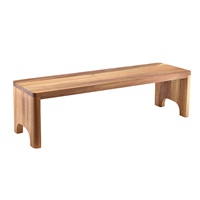Click for a bigger picture.GenWare Acacia Wood GN Buffet Riser GN 2/4 15cm (H)