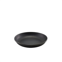 Click for a bigger picture.GenWare Black Vintage Steel Coupe Plate 20cm