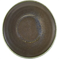 Click for a bigger picture.Terra Porcelain Black Saucer 14.5cm