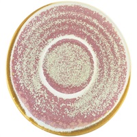 Click for a bigger picture.Terra Porcelain Rose Saucer 11.5cm