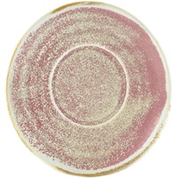 Click for a bigger picture.Terra Porcelain Rose Saucer 14.5cm