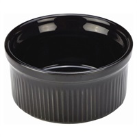 Click for a bigger picture.GenWare Stoneware Black Ramekin 8cm/3"