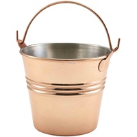 Click for a bigger picture.Copper Plated Serving Bucket 10cm Dia