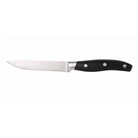 Click for a bigger picture.Premium Black Handle Steak Knife (Dozen)
