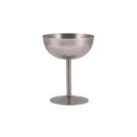 Click for a bigger picture.GenWare Vintage Steel Stemmed Sundae Cup 13cm